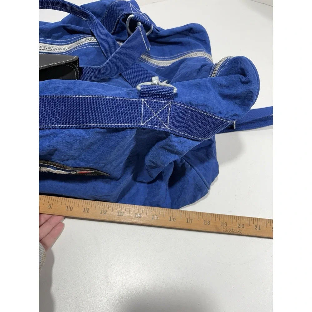 PEPSI COLA Blue X-LARGE Nylon Two-In-One Duffle Bag 1990's W/ Detachable Side